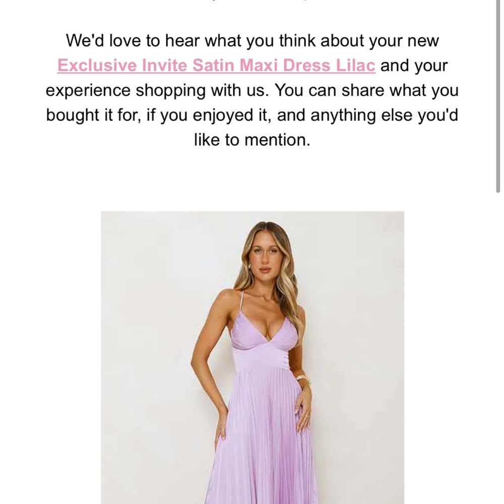 Hello Molly Exclusive Invite Satin Maxi Dress — Lilac